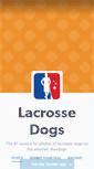 Mobile Screenshot of lacrossedogs.com
