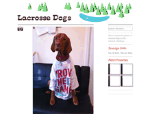 Tablet Screenshot of lacrossedogs.com